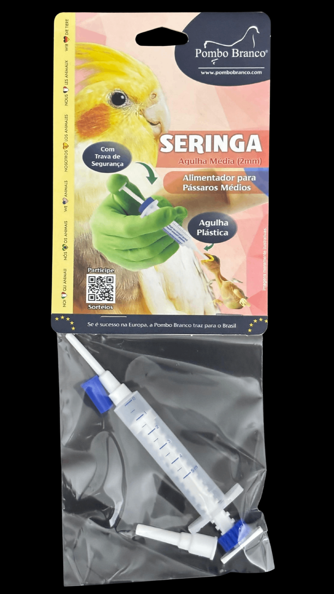 Pássaros Médios — 5 ml, agulha 2 mm — miniatura