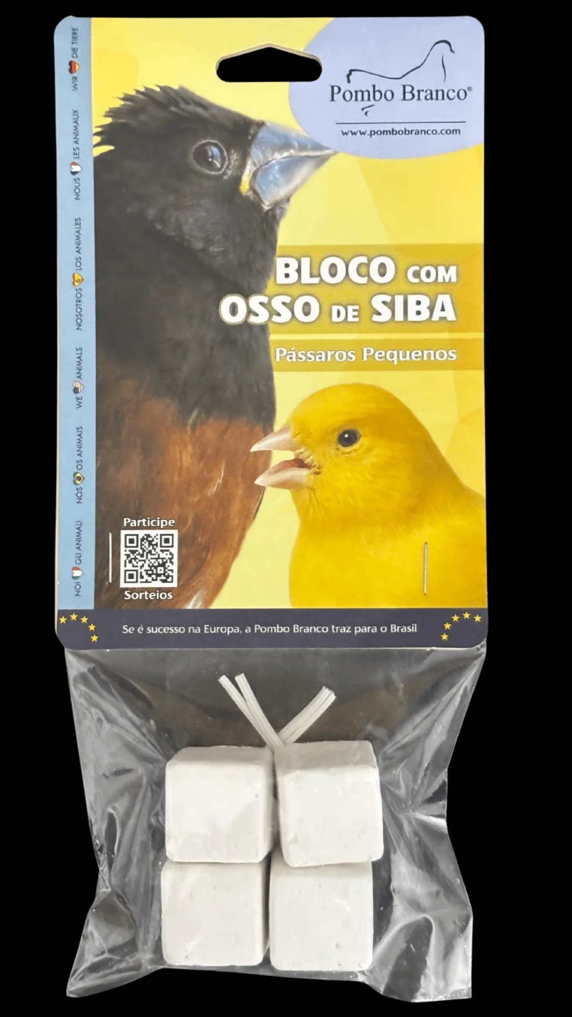 Bloco com Osso de Siba — Pássaros Pequenos