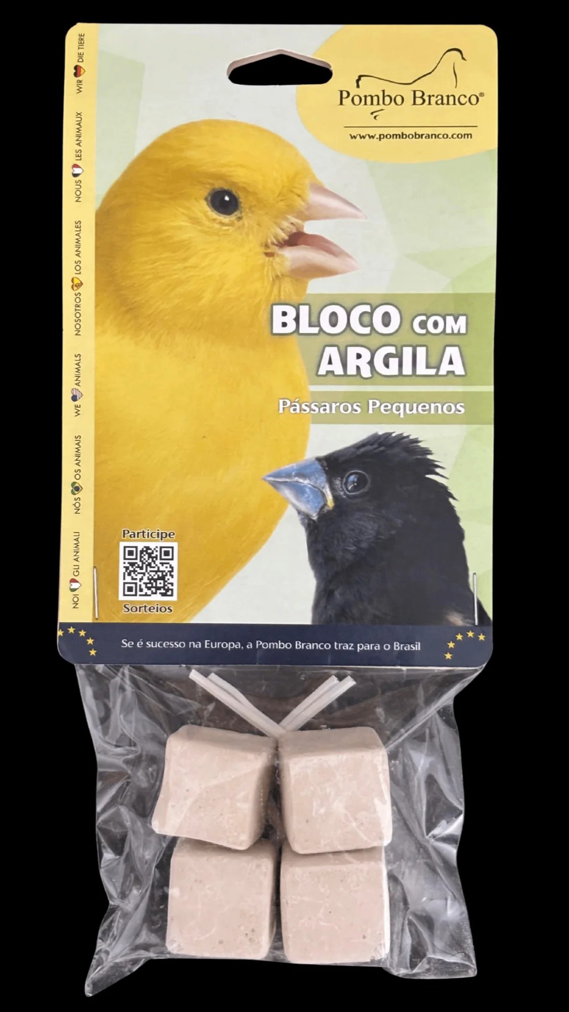 Bloco com Argila — Pássaros Pequenos